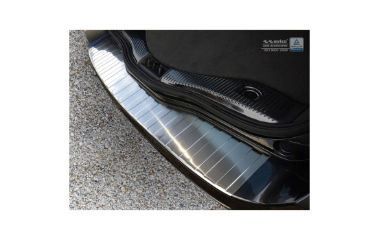 Stainless steel bumper protector suitable for Ford Mondeo V Wagon 2014- 'Ribs', Image 2