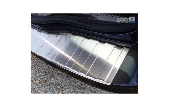Stainless steel bumper protector suitable for Ford Mondeo V Wagon 2014- 'Ribs', Image 4