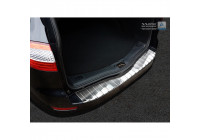 Stainless steel bumper protector suitable for Ford Mondeo Wagon 2007-2010 'Ribs'