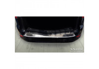 Stainless steel bumper protector suitable for Ford Mondeo Wagon FL 2010-2014 'Ribs'