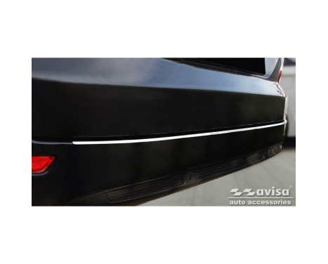 Stainless steel bumper protector suitable for Ford Mondeo Wagon FL 2010-2014 'Ribs', Image 5