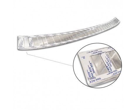 Stainless steel bumper protector suitable for Ford Tourneo Courier/Transit Courier 2014-2017 & FL 17- 'Ribs, Image 2