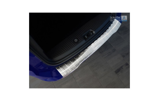 Stainless steel bumper protector suitable for Ford Tourneo Courier/Transit Courier 2014- 'Ribs'