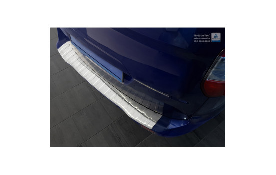 Stainless steel bumper protector suitable for Ford Tourneo Courier/Transit Courier 2014- 'Ribs', Image 2