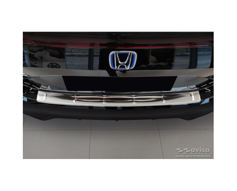 Stainless steel bumper protector suitable for Honda Civic XI HB 2022- 'Ribs', Image 2