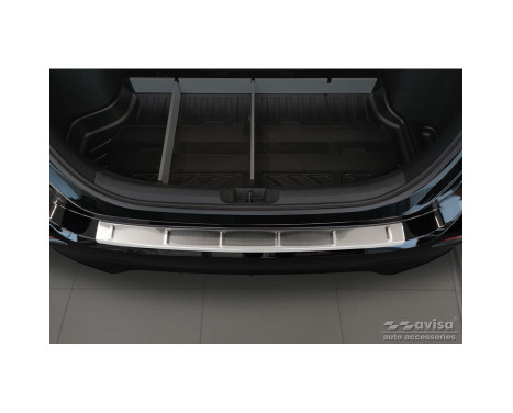 Stainless steel bumper protector suitable for Honda Civic XI HB 2022- 'Ribs', Image 3