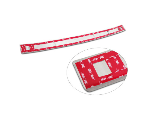 Stainless steel bumper protector suitable for Honda Civic XI HB 2022- 'Ribs', Image 7