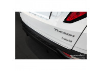 Stainless steel bumper protector suitable for Hyundai Tucson 2020- 'Ribs'
