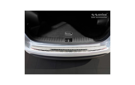 Stainless steel bumper protector suitable for Hyundai Tucson FL 2018-'Ribs', Image 3