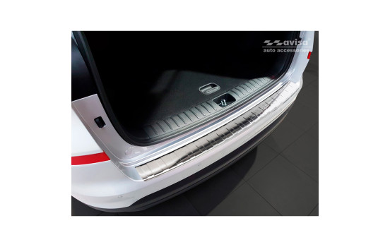 Stainless steel bumper protector suitable for Hyundai Tucson FL 2018-'Ribs', Image 5