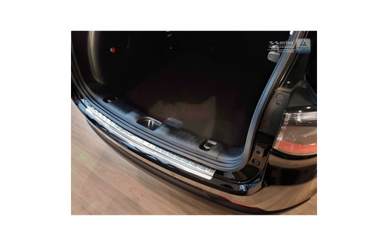Stainless steel bumper protector suitable for Jeep Compass 2017- 'Ribs'