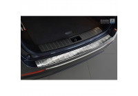 Stainless steel bumper protector suitable for Kia Optima Combi 2016- 'Ribs'