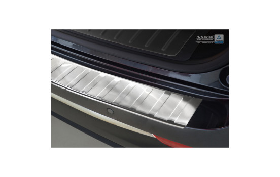 Stainless steel bumper protector suitable for Kia Optima Combi 2016- 'Ribs', Image 4