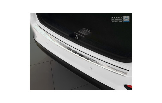 Stainless steel bumper protector suitable for Kia Sorento III Facelift 2017- 'Ribs', Image 2