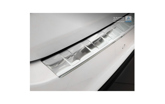 Stainless steel bumper protector suitable for Kia Sorento III Facelift 2017- 'Ribs', Image 5