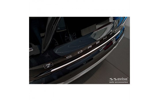 Stainless steel bumper protector suitable for Kia Sorento IV 2020-