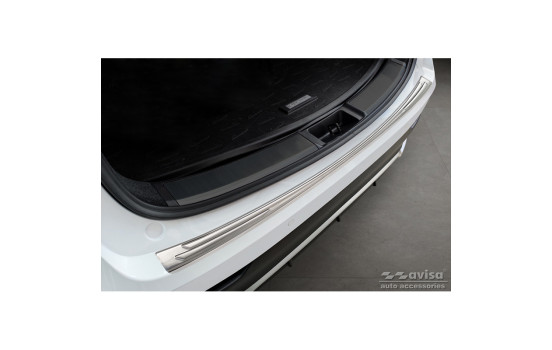 Stainless steel bumper protector suitable for Lexus NX II 2021- 'Lines'