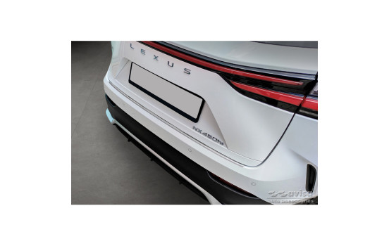 Stainless steel bumper protector suitable for Lexus NX II 2021- 'Lines', Image 4