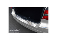 Stainless steel bumper protector suitable for Mercedes B-Class W245 2005-2008 'Ribs'