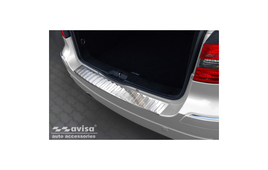 Stainless steel bumper protector suitable for Mercedes B-Class W245 2005-2008 'Ribs'