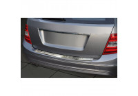 Stainless steel bumper protector suitable for Mercedes C-Class W204 Kombi 2011-2014 'Ribs'