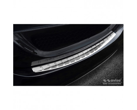 Stainless steel bumper protector suitable for Mercedes C-Class W205 Sedan 2014-2019 & 2019- 'Ribs'