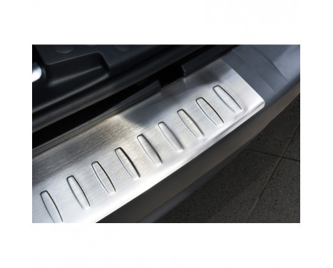 Stainless steel bumper protector suitable for Mercedes Citan 2012- 'Ribs', Image 3