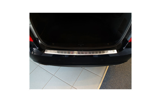 Stainless steel bumper protector suitable for Mercedes E-Class W212 Sedan 2009- 'Ribs'