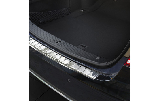 Stainless steel bumper protector suitable for Mercedes E-Class W212 Sedan 2013- 'Ribs'