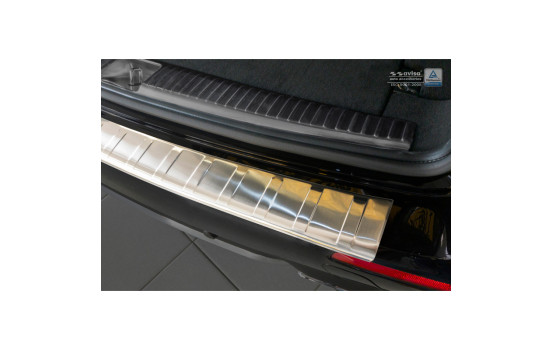 Stainless steel bumper protector suitable for Mercedes E-Class W213 Kombi 2016- 'Ribs', Image 3