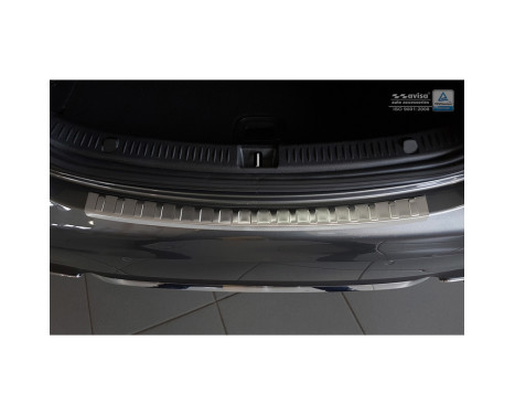 Stainless steel bumper protector suitable for Mercedes E-Class W213 Sedan 2016- 'Ribs', Image 3