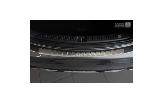 Stainless steel bumper protector suitable for Mercedes E-Class W213 Sedan 2016- 'Ribs', Image 3