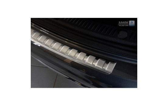 Stainless steel bumper protector suitable for Mercedes E-Class W213 Sedan 2016- 'Ribs', Image 4