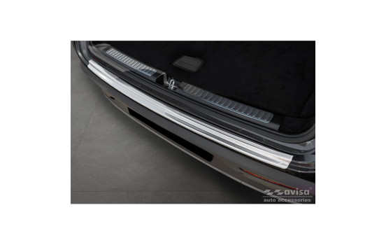 Stainless steel bumper protector suitable for Mercedes EQC (N293) 2019- 'Ribs'