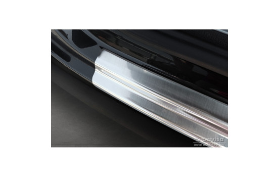 Stainless steel bumper protector suitable for Mercedes EQC (N293) 2019- 'Ribs', Image 3