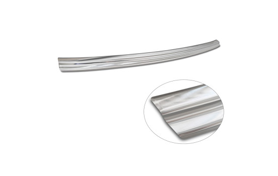 Stainless steel bumper protector suitable for Mercedes EQC (N293) 2019- 'Ribs', Image 6