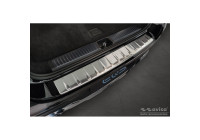 Stainless steel bumper protector suitable for Mercedes EQS SUV (X296) 2022- 'Ribs'