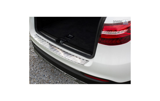 Stainless steel bumper protector suitable for Mercedes GLC 2015- 'Ribs', Image 2