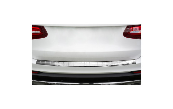 Stainless steel bumper protector suitable for Mercedes GLC 2015- 'Ribs', Image 3