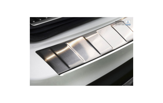 Stainless steel bumper protector suitable for Mercedes GLC 2015- 'Ribs', Image 4