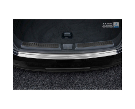 Stainless steel bumper protector suitable for Mercedes GLC Coupe 2016- 'Ribs', Image 4