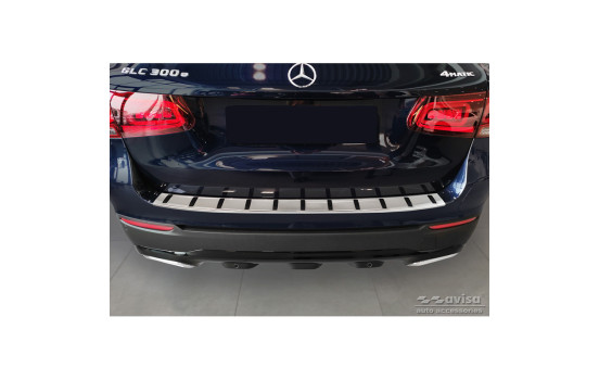 Stainless steel bumper protector suitable for Mercedes GLC (X253) 2015-2019 & Facelift 2019- 'STRONG EDITIO', Image 2