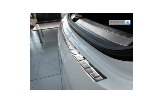 Stainless steel bumper protector suitable for Mercedes GLE Coupe 2015- 'Ribs', Image 3