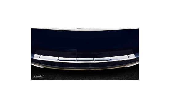 Stainless steel bumper protector suitable for Mercedes GLE II (W167) 2019- 'Ribs', Image 2