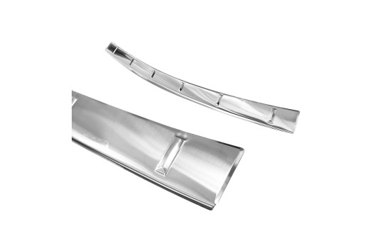 Stainless steel bumper protector suitable for Mercedes GLE II (W167) 2019- 'Ribs', Image 4
