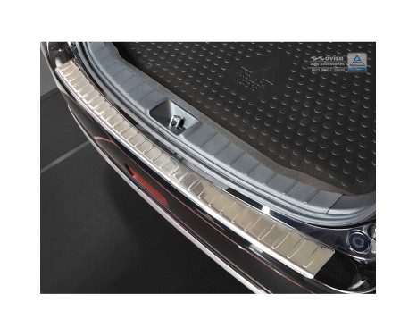 Stainless steel bumper protector suitable for Mitsubishi ASX 2010- 'Ribs', Image 2