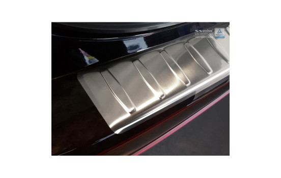 Stainless steel bumper protector suitable for Mitsubishi ASX 2010- 'Ribs', Image 5
