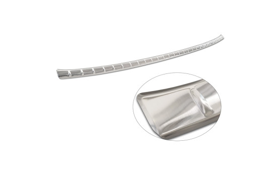 Stainless steel bumper protector suitable for Nissan Ariya 2022- 'Ribs', Image 6