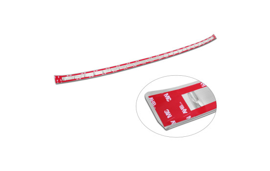 Stainless steel bumper protector suitable for Nissan Ariya 2022- 'Ribs', Image 7