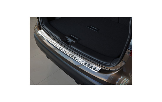 Stainless steel bumper protector suitable for Nissan Qashqai II 2014- 'Ribs'